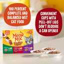 Meow Mix Tender Favorites Poultry & Beef Variety Pack, Wet Cat Food, 2.75 oz Cup (24 Pack) (EXP 05/06/26)