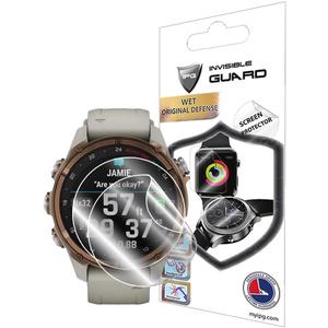 IPG for Garmin Descent Mk3 - Mk3i (Case Dimention:43mm) Hydrogel Screen Protector (2 Units) Invisible HD Clear Film Anti Scratch Guard-Smooth/Self-Healing/Bubble for Mk3i-43mm