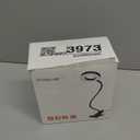 Desk Lamp Clip Light, 10 Dimmable Brightness 3 Light Modes Reading Light, Clamp Bedside Lamp for Painting, Craft, Study (Black)