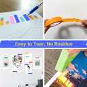 SWRT Colored Masking Tape 6-Pack, 1 Inch x 55 Yards Painters Tape Set, Colorful Craft Teacher Tape for Arts, Crafts, Labeling & Classroom  Easy Tear, Residue-Free