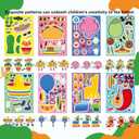 2 x 24 Sheets Mexican Fiesta Party Stickers, Cinco De Mayo Sticker, Make Your Own Mexican Carnival Stickers, Carnival Themed Party Supplies