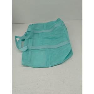 Large Mesh Beach Bag, Travel Tote Bag with 9 Pockets Foldable Pool Bag for Women Vacation Beach Accessories, Color: Mint Green