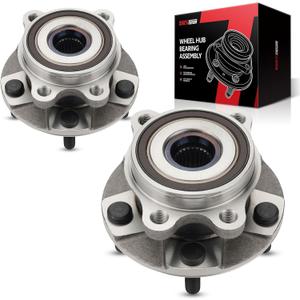 Torchbeam Pair 513257 Front Wheel Hub Bearing Assembly for 2006-2012 Toyota RAV4, 2008-2015 Scion xB, 2012-2017 Toyota Prius V, Scion tC, Toyota Corolla iM Scion iM, Wheel Bearing 5 Lugs W/ABS