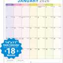 2026 Wall Calendar  18-Month Planner from January 2026 to June 2027, Stylish Monthly Planner for Home & Office Use (11"W x 14"H)