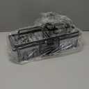 Veken Shower Caddy 6-Pack, Advanced Rustproof Design, No Drilling Adhesive Shelves, Rack with Soap Holder, Large Capacity Bathroom Organizers and Storage, Wall-Mounted Kitchen & Home Decor (6-Piece Set for Master Bathroom (Rustproof Upgrade), Black)