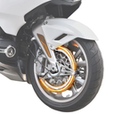 VEISUTOR Front Brake Rotor Covers LED Light for Gold Wing GL1800, Front Brake Disc Rotor Covers with Amber LED Ring Light for Honda Goldwing GL1800 20182024 Accessories