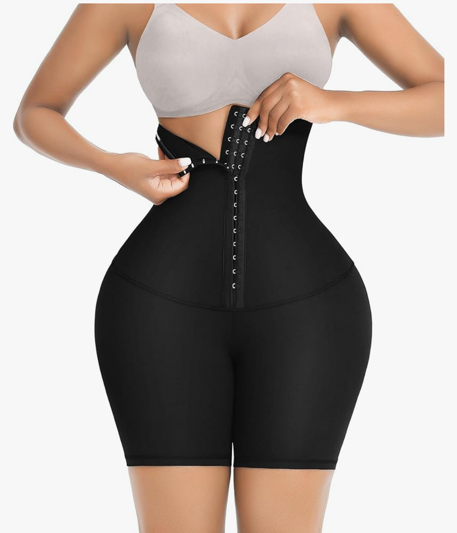 FeelinGirl Shapewear for Women Tummy Control High Waist Body Shaper Shorts Waist Trainer Girdle Thigh Slimming Panties Size S