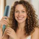 2 x Curly Hairbrush, Curl Defining Brush for Defining Curls, Voluming, Shaping, Styling Tool for Women (Blue)