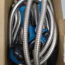 Garden Hose 100FT, Water Hose with 10 Function Nozzle, Garden Hose Metal with Leak-proof Connectors, No-Kink, Lightweight, Puncture-proof, Pet-proof, Sturdy, Hose for Outdoor, Yard