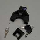 2 Inch Trailer Hitch Lock Kit,Heavy Duty Anti-Theft Trailer Tongue Reinforced Solid Steel Tow Coupler Locks Set for RV,Camper,Boat,Caravan