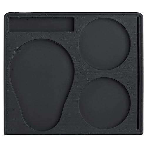 Normcore Espresso Compact Tamping Station - Barista Tamping Mat - Anti Slip Corner Tamping Mat - Compact Coffee Tamper Holder Pad - Espresso Accessories Tool - Food Grade Non-Slip Silicone