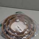 Wooden Hand Held Percussion Tambourine with Storage Bag - 6+8+10 Inches, Ideal for Church, Wedding, Party, Dance, Photo Shoot