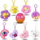 4 x Mini Brands Ulta Beauty x Pops Plush Keychains