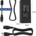 12V 8.33A 4-Pin Power Adapter Charger for Synology Disk Station 4-Bay DS918+DS412 DS418 DS420+DS423+DS720+ DS712 DS920+DS923+DS916+Network Storage NAS Server Power Supply Charging Cable Replacements
