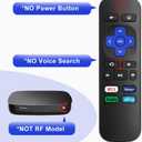 Universal Replacement Remote Control for Roku Express, for Roku Premiere, for Roku Box, for Roku Player, for Roku 1 2 3 4 -NOT for Stick or TV