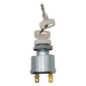 Ignition Switch 17421G1 fit for EZGO Golf Cars 2 Terminal Gas-Electric ON-Off, 2 Prong 4 Key Free Terminals & Carabiner