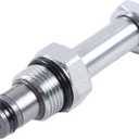 ZTUOAUMA 2-Way Cartridge Spool Valve 49227K 49227 with Jam Nut Compatible with Western #20 Snow Plow Cartridge Fisher 7634 Buyers 1306345 Boss HYD01637 Snow EX 49690