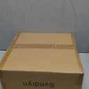 Svndlyn 22 Inch Lighted Snow Flocked Christmas Wreath with Red Bow Ball Ornaments PineCones Berries Holiday Hanging Decoration for Door, Wall, Mantel