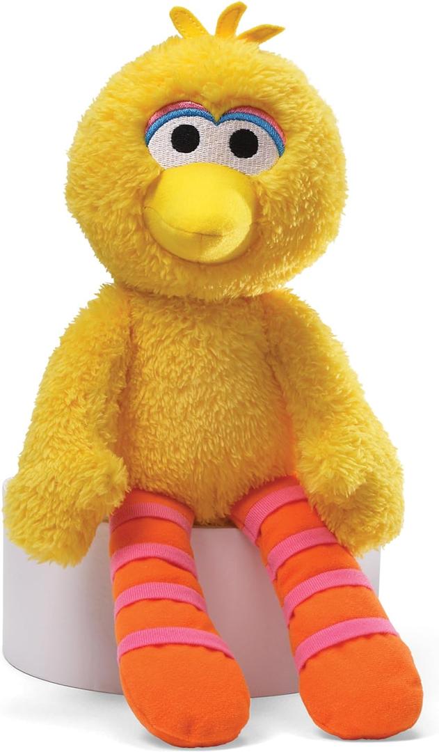 GUND Sesame Street Official Big Bird Take Along Buddy Plush, Premium Plush Toy for Ages 1 & Up, Yellow, 13