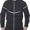 LAZAWG Sauna Suit Long Sleeve Sauna Jacket for Men Sweat Suit Zipper Sweat Shirt Top for Gym Workout Exercise (3X-Large, Black-5116)