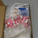 JellyArch 20 Sets Valentine's Day Heart Ceramics to Paint Kit Ready to Paint Your Own Heart Shape Coloring Crafts DIY Unpainted Ceramics Paintable Statues Crafts for Adult