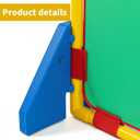 2 Pack Play Panel - Classroom Dividers for Room Separation, Versatile Dividers for Kids & Learning Spaces, Easy-Assemble Room Divider for Class (Green)
