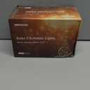 JMEXSUSS 2 Pack Solar String Lights Outdoor Waterproof, Total 400 LED 151FT Solar Christmas Lights Outdoor, 8 Modes Christmas Light for Outside Patio Yard Tree Decorations, Purple to Orange