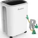 Dehumidifier 2500 Sq.Ft 30 Pint, Dehumidifiers with Drain Hose, 0.66 Gallon Water Tank, RUWORA Dehumidifiers for Home Basement Bedroom Bathroom, Overflow Protection, 24H Timer