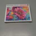 Pink Gerber Flower Jigsaw Puzzle 1000 Pieces for Adults,Valentine Day Colorful Style Floral Jigsaw Puzzles for Challenging Family Activity Games DIY Puzzle for Home Wall Decor Gifts - 20 x 27 Inches