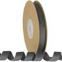 Grey Velvet Ribbon 3/ 8 Inch 10 Yards Single Faced Vintage Ribbon for Christmas Tree Wreath Gift Wrapping Floral Bouquets Party Decor Ideal for Choker Hair Bows Crafts with Spool