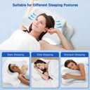 Pain Relief Cervical Pillow for Neck Support, Adjustable Ergonomic Pillow Cozy Sleeping, Odorless Orthopedic Memory Foam Pillow, Contour Bed Pillow for Side Back Stomach Sleeper