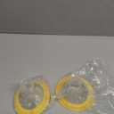 Nenesupply 21mm Oval Flanges Compatible with Medela Pump Parts Replacement 21mm Flange for Medela Breast Pumps. Work with Pump in Style Parts Symphony Parts Swing Maxi Harmony and Personalfit Flex
