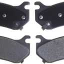 ACDelco Silver Rear Brake Pad Set 14D785MH | GM 19286096 Semi-Metallic Rear Brake Pads for Select Hummer, Cadillac, Chevy, Chevrolet, GMC, and more