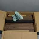 SMARTAKE TV Tray Table Sofa Side Table Adjustable Height, 360Swivel Couch Table for Small Spaces, C Shaped end Tables Living Room and Bedroom for Sofa, Bed, Chair, Snack, Living Room (Walnut Brown)