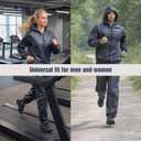 Sauna Sweat Suit Jacket Pants Hoodie Shirt Top Shapewear Trainer Workout Body Shaper Sweatsuit Boxing Workout Exercise MMA Weight Loss EVA Men Women (3XL)