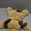 Weighted Puppy Dog Stuffed Animal Plush Toy for Kids and Adults with Embroidered Eyes and Removable Weight Pack - 21.5 Inches, 2.3 lbs