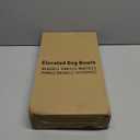 Elevated Dog Bowls, Non-Slip Dog Feeder with 1*Stainless Steel Dishes & 1*Slow Feeder Bowl, 5 Heights Adjustable Raised Bowls for 3.15-8.66-9.84-11.02-12.2 (Pink)