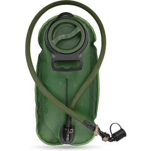 MARCHWAY 2L/2.5L/3L TPU Hydration Bladder, Ultra Durable Water Reservoir Bag with Insulated Tube for Hydration Pack for Cycling, Hiking, Running, Climbing, Biking (Green)
