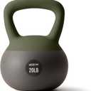 Soft Kettlebells with Cushioned Impact-Resistant Base and Anti-Slip, Wide-Grip Handle for Home Workouts, Weightlifting, and Full Body Strength Training (20 Lb)