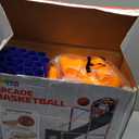 JOYIN Arcade Basketball Game Set with 4 Balls and Hoop for Kids 3 to 12 Years Old Indoor Outdoor Sport Play - Easy Set Up - Air Pump Included - Ideal for Competition