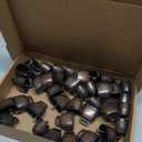 40PCS Cow Horse Sheep Grazing Copper Bells Small Brass Bells Cattle Goat Farm Loud Bronze Bell Long Distance Horse Sheep Iron Bells for Christmas Decoration (Red Bronze)