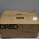 Dreo Ceiling Fans with Lights, 12 Speeds & 3 Fan Modes, Quiet DC Motor, Low Profile Easy to Install, Flush Mount Smart Ceiling Fan with Dimmable LED, 12H Timer for Bedroom, Remote, White, 44''