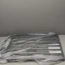 Malier Metal Freestanding Dog Gate, 32'' Height Outdoor Indoor Dog Fences, Extra Wide Foldable Puppy Gate for Stairs (Black, 2 Panels 40''W  32''H)