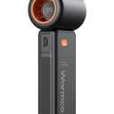 Warmco Handheld Portable Turbo Fan [16H Max Cooling] 5000mAh Rechargeable Personal Battery Operated 100-Level Wind Control Mini Small Pocket Fan for Travel Outdoor Office Makeup - Black