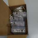 JMEXSUSS 4 Pack 50 LED White Christmas Fairy Lights Battery Operated - 16.1ft Mini Twinkle Lights Indoor Outdoor Waterproof for Dorm Garden Patio Party Wedding Birthday Holiday Decorations