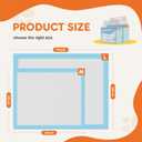 Sweetcrispy 150 Count Dog Puppy Training Pee Pads - Absorbency Disposable Underpads, Leakprood and Quick Drying, Regular Size 21.95''x 21.95'' for Potty Training, Incontinence Pads