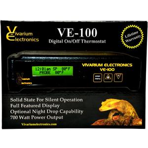 VE-100 Thermostat (Reptile Basics), Black