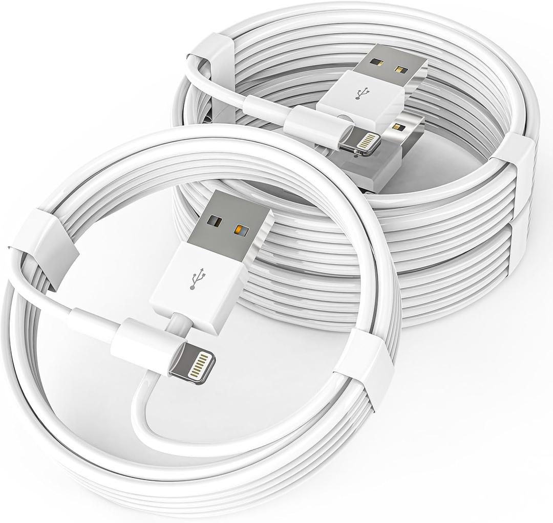 iPhone Charger [Apple MFi Certified] 3 Pack 3.3FT Lightning to USB Charging Cord Car iPhone Carplay Cable Compatible iPhone 14 13 12 11 Pro Max XR XS X 8 7 6 Plus SE iPad and More