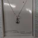 Sterling Silver Teeny Tiny Ladybug 3D Good Luck Charm Necklace, 18"
