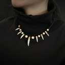 Beads Wolf Handmade Shark Vintage Adjustable Necklace For Men Women